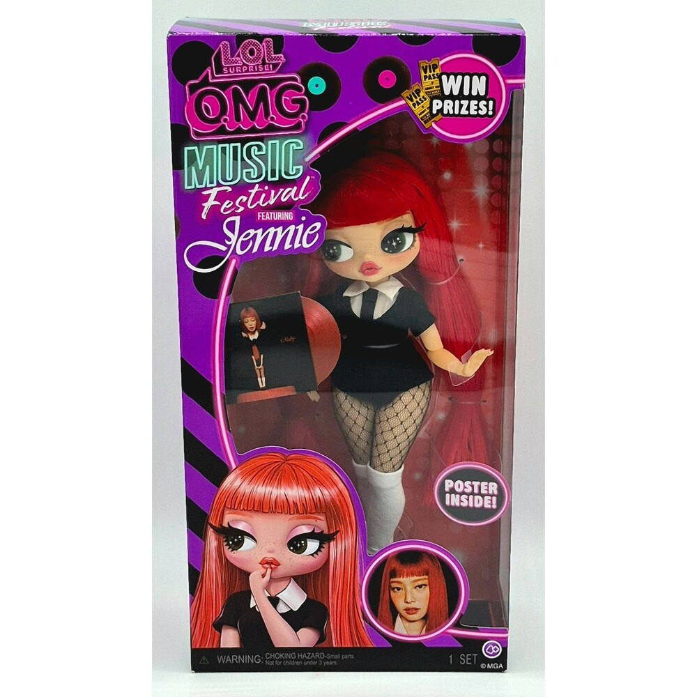 L.O.L Surprise OMG Jennie BlackPink Music Festival Fashion Doll New